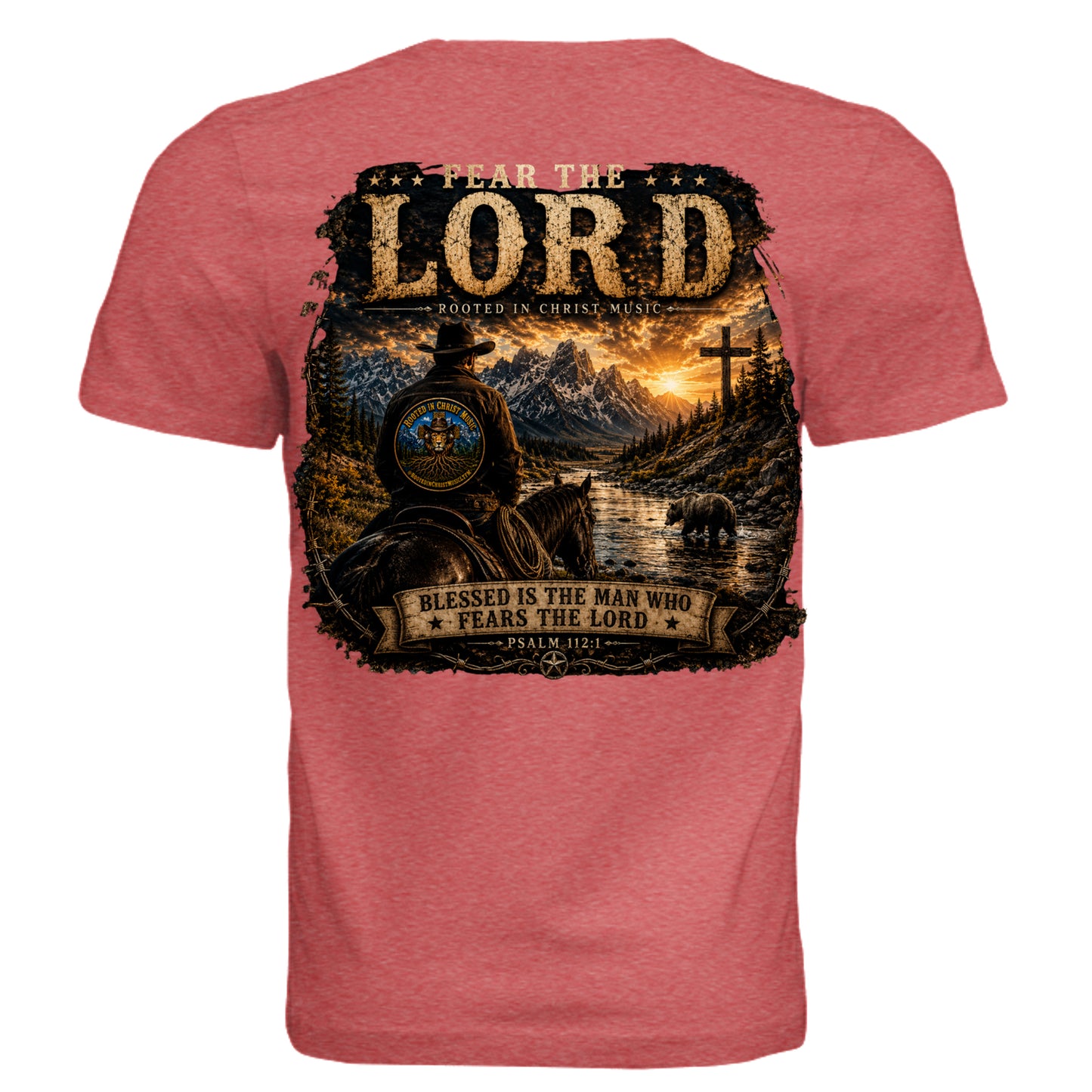 RED TRIBLEND - 3413C - BACK
