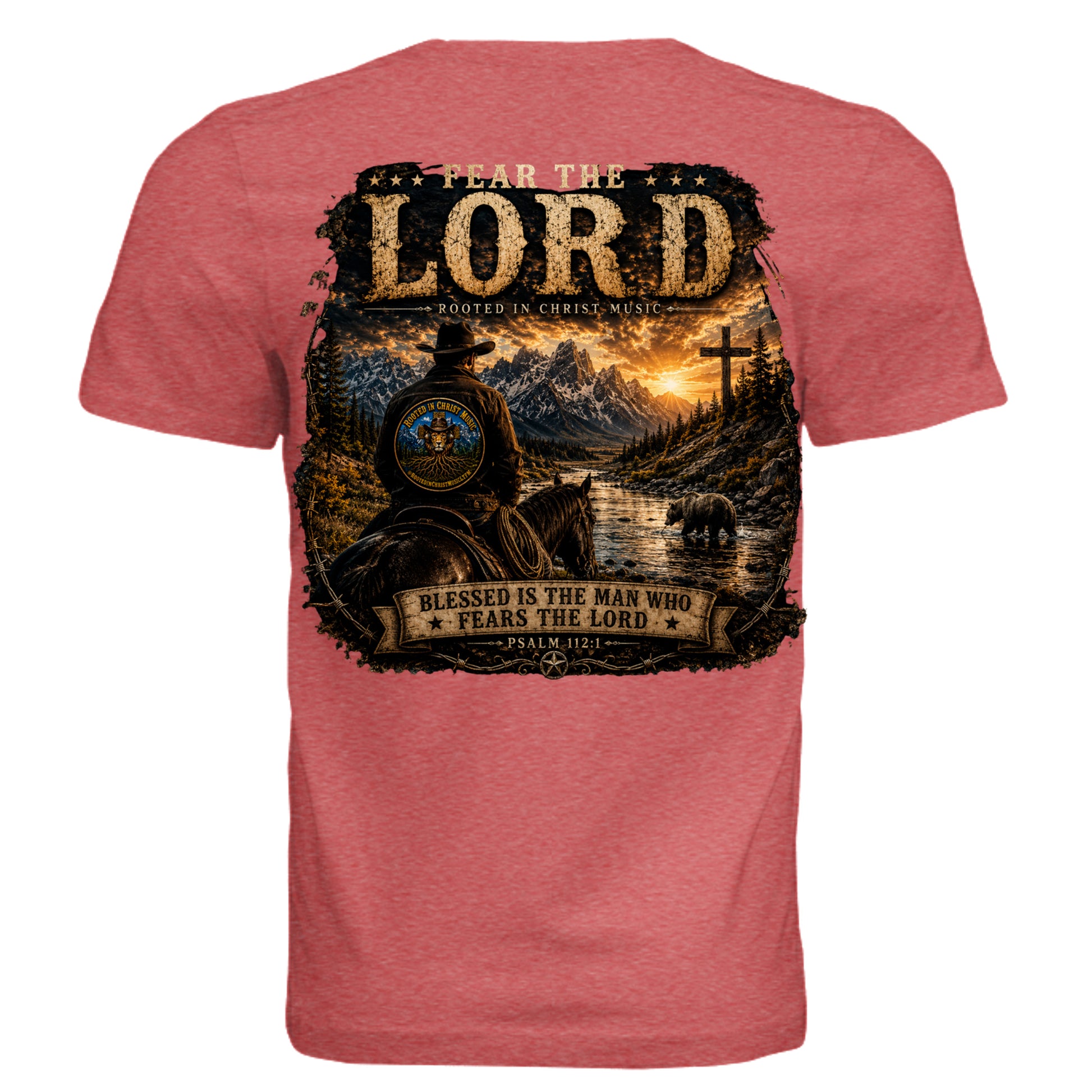 RED TRIBLEND - 3413C - BACK
