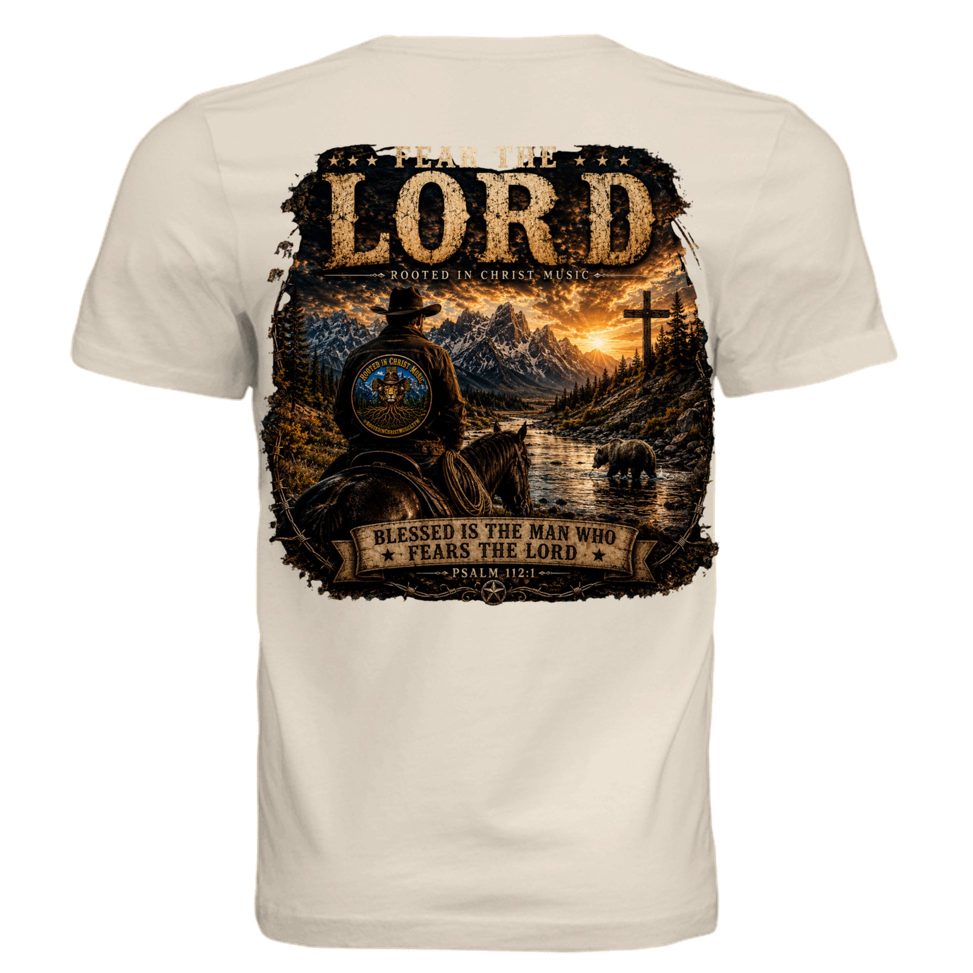 Solid Natural Triblend - 3413C - BACK