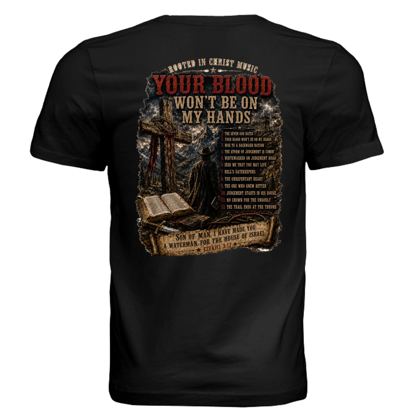 SLD BLK TRIBLEND - 3413C - BACK