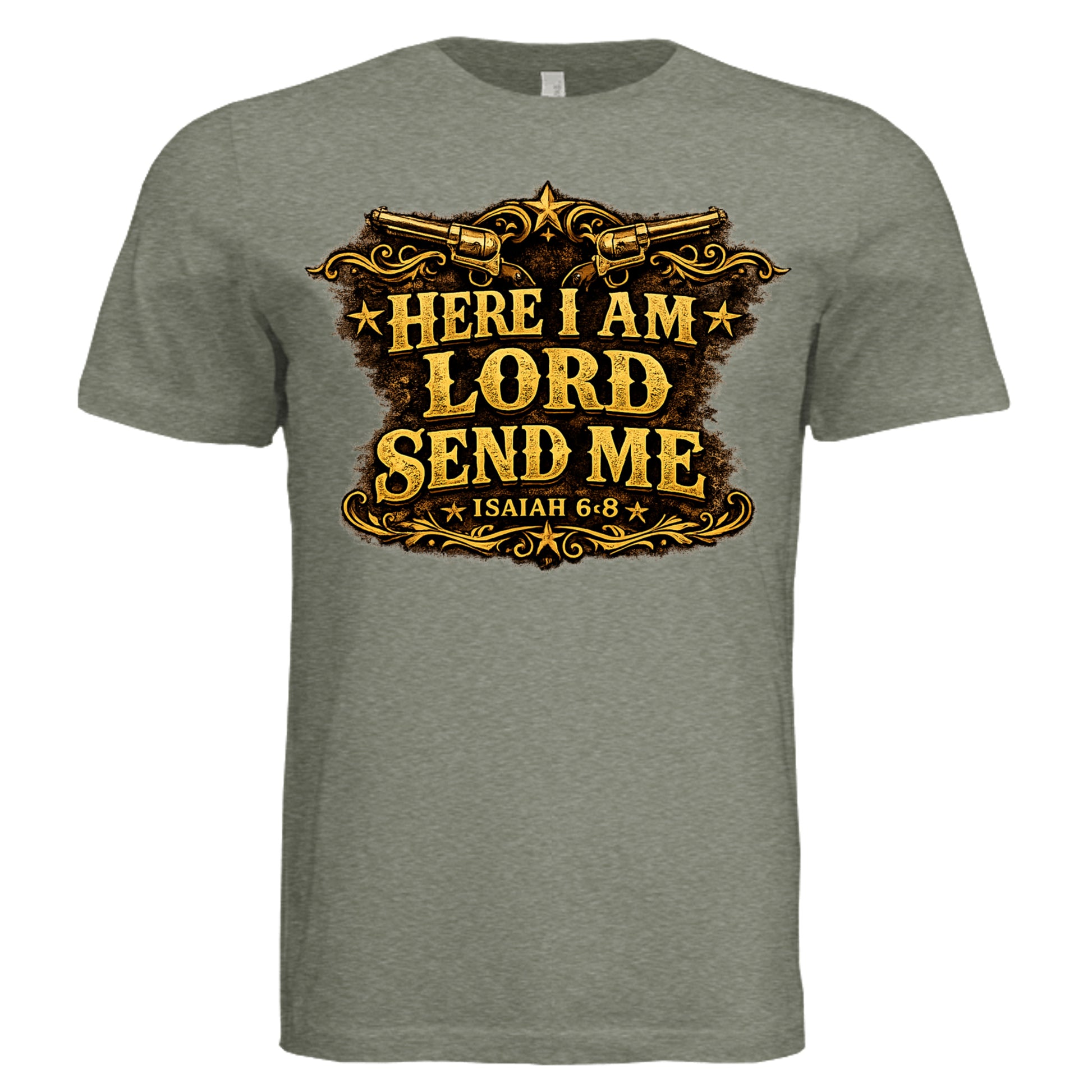 Military Green Triblend - 3413C - FRONT
