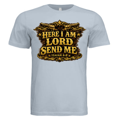 Solid Carolina Blue Triblend - 3413C - FRONT