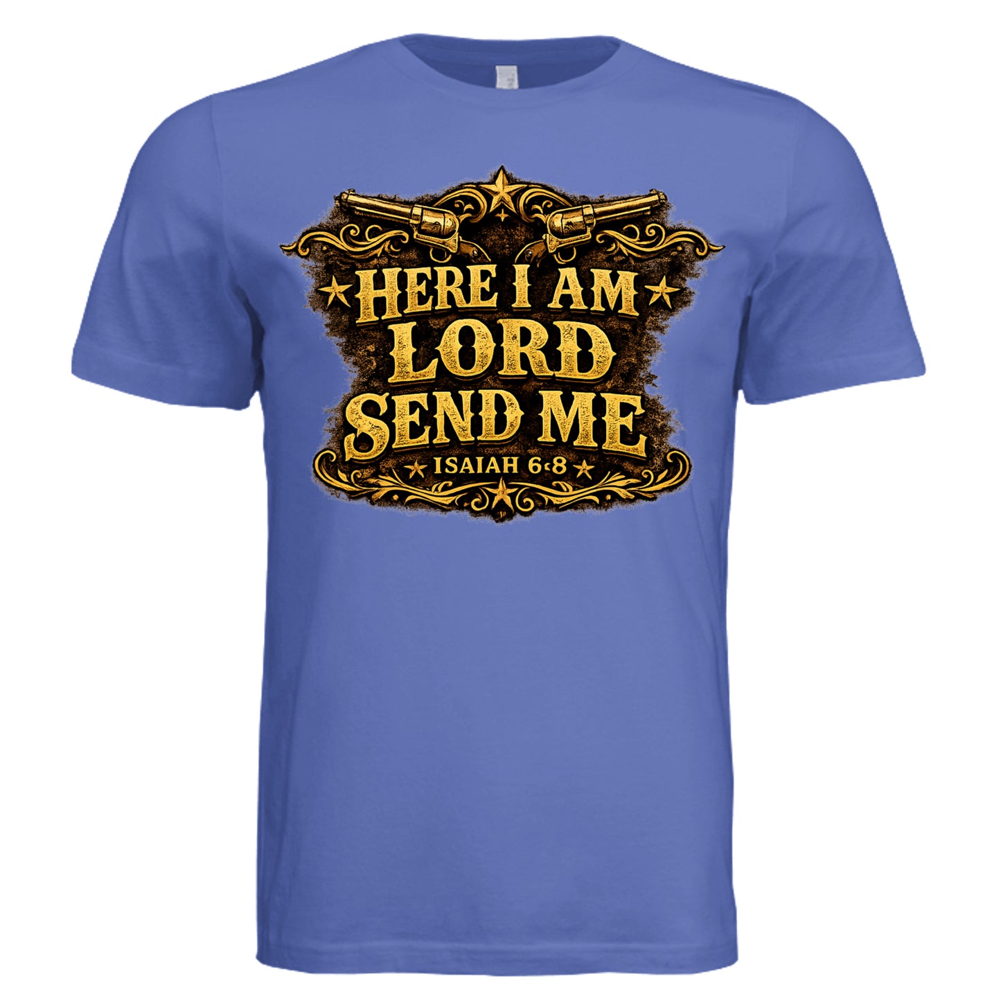 Solid True Royal Triblend - 3413C - FRONT
