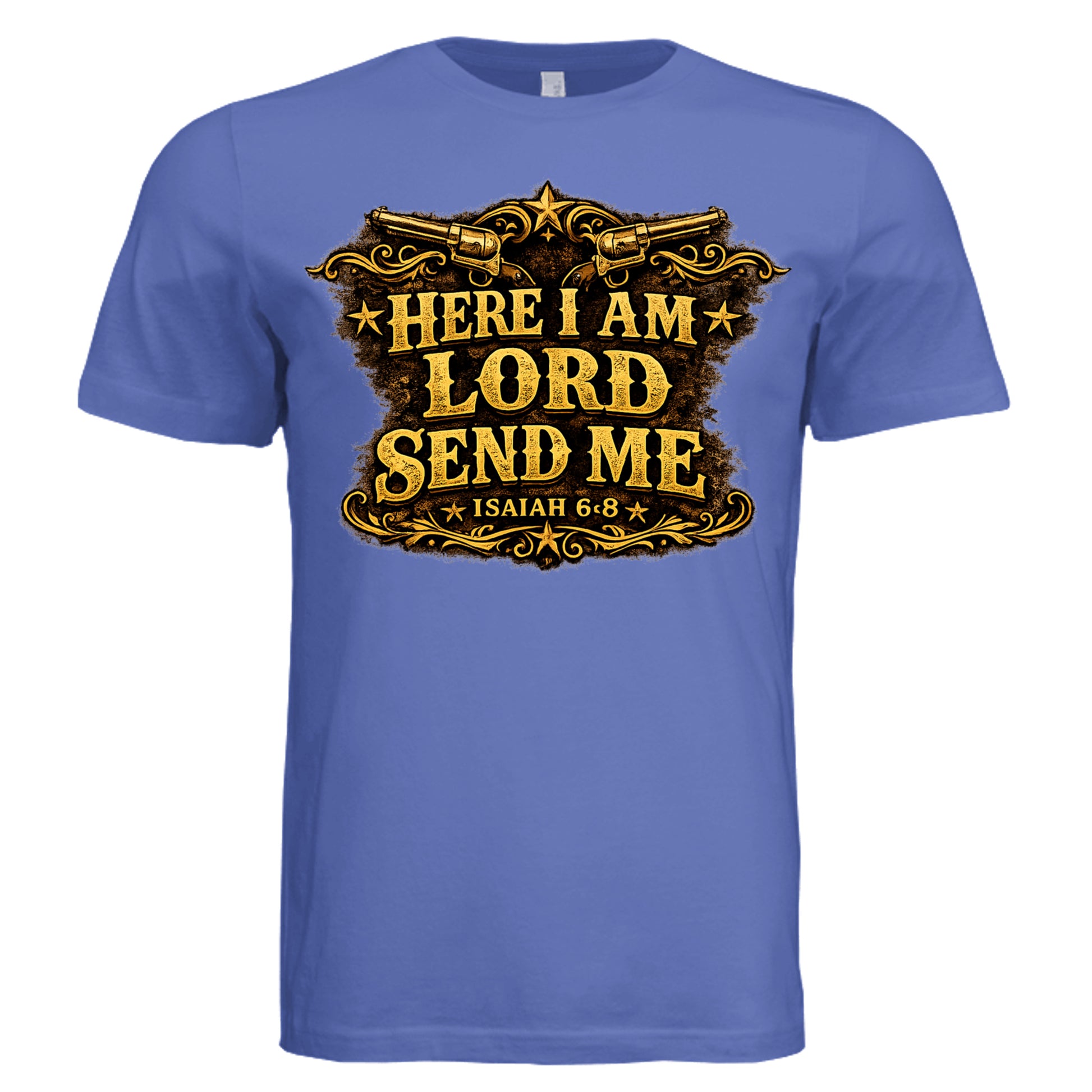 Solid True Royal Triblend - 3413C - FRONT