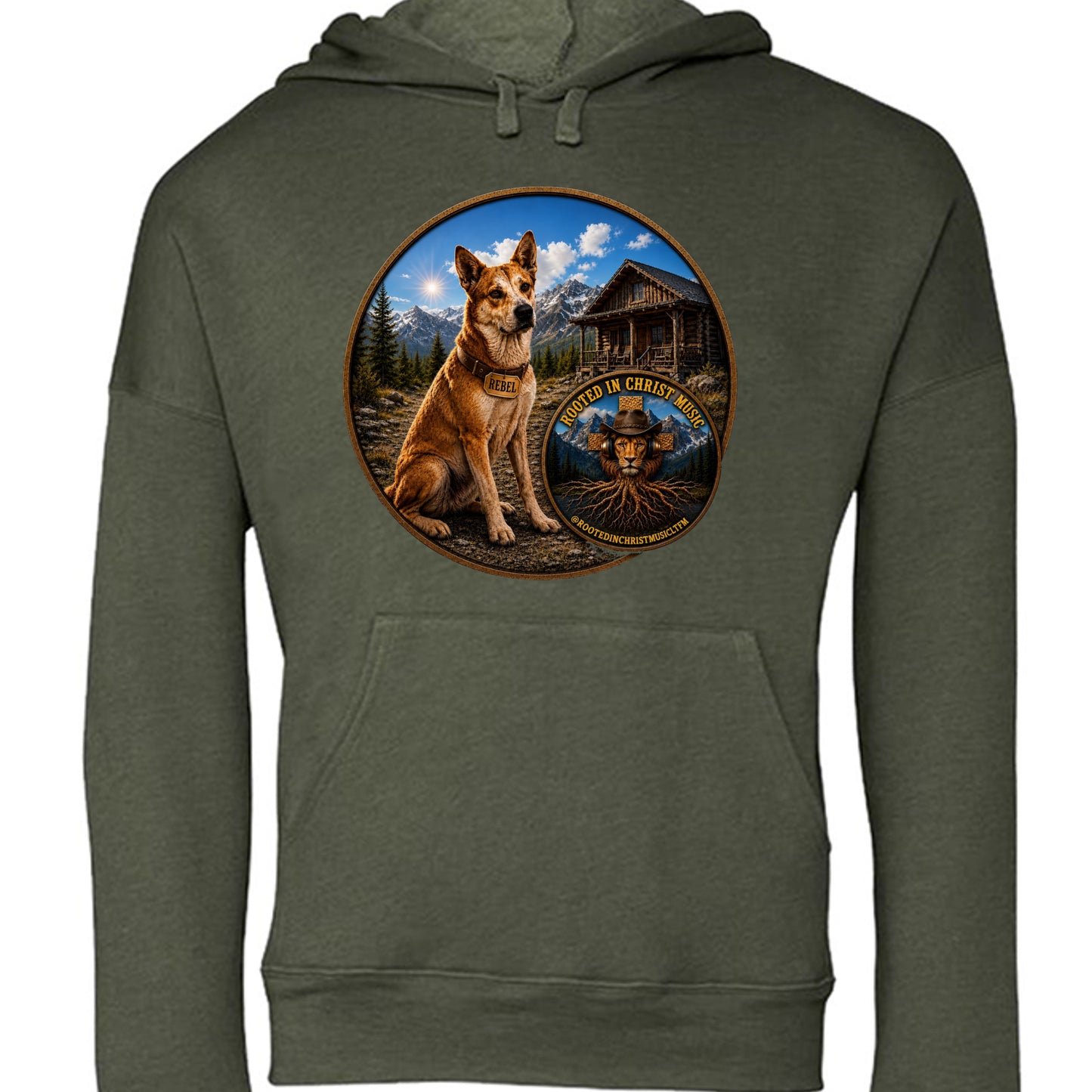 MILITARY GREEN - 3729 - FRONT
