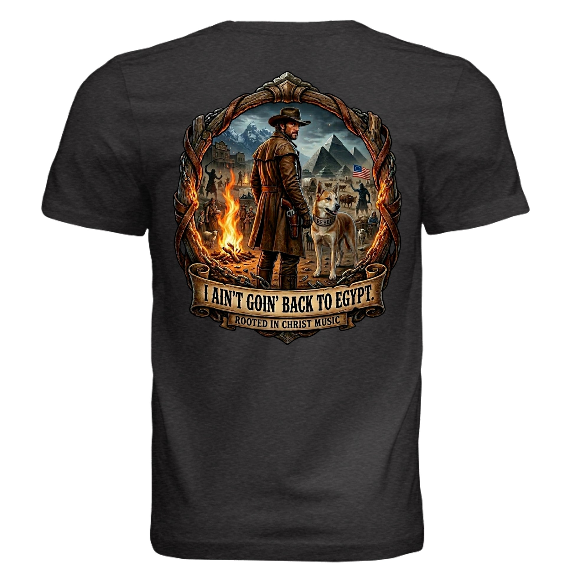 BLK HTHR TRIBLND - 3413C - BACK