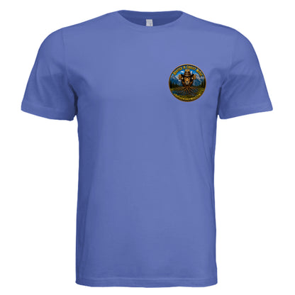 Solid True Royal Triblend - 3413C - FRONT
