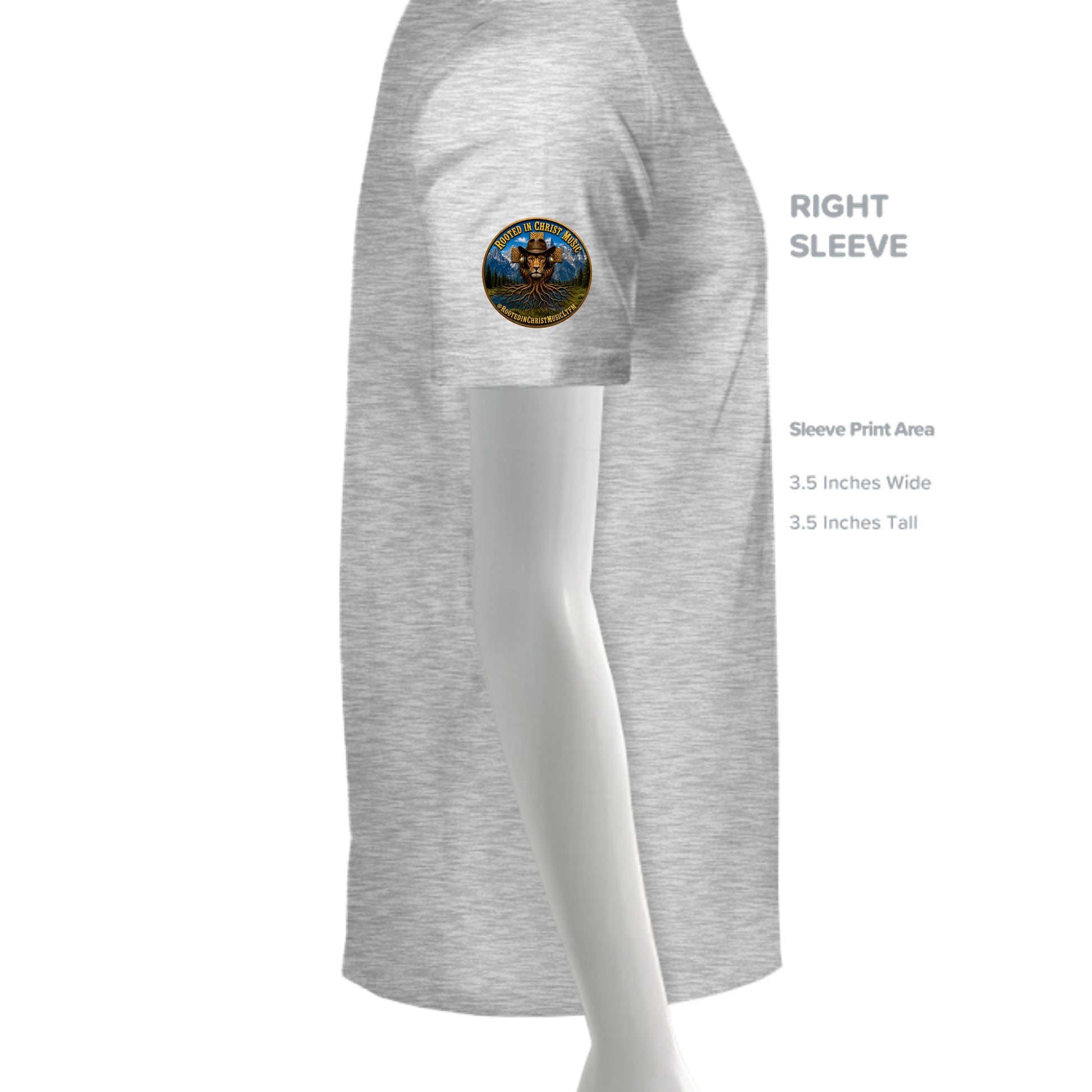 WHITE FLECK TRIBLD - 3413C - SLEEVE_RIGHT